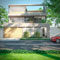 Vista 3D para un proyecto de residencia particular